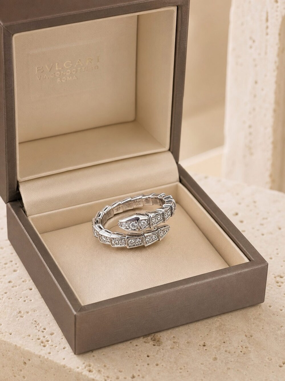 Bulgari Refined Statement Ring Style 2 | New with Box - Picture 6 of 9